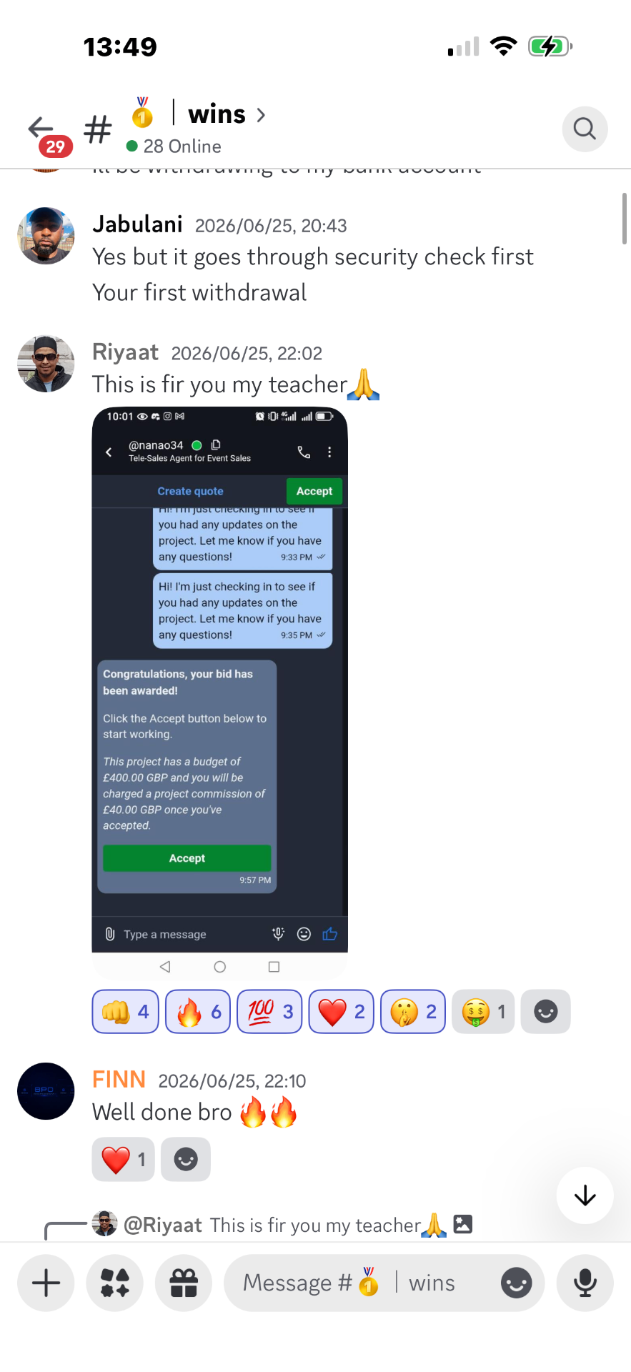 Student win 6