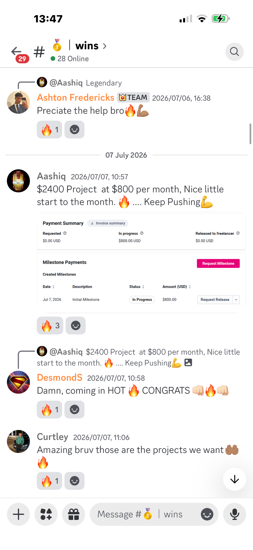 Student payout