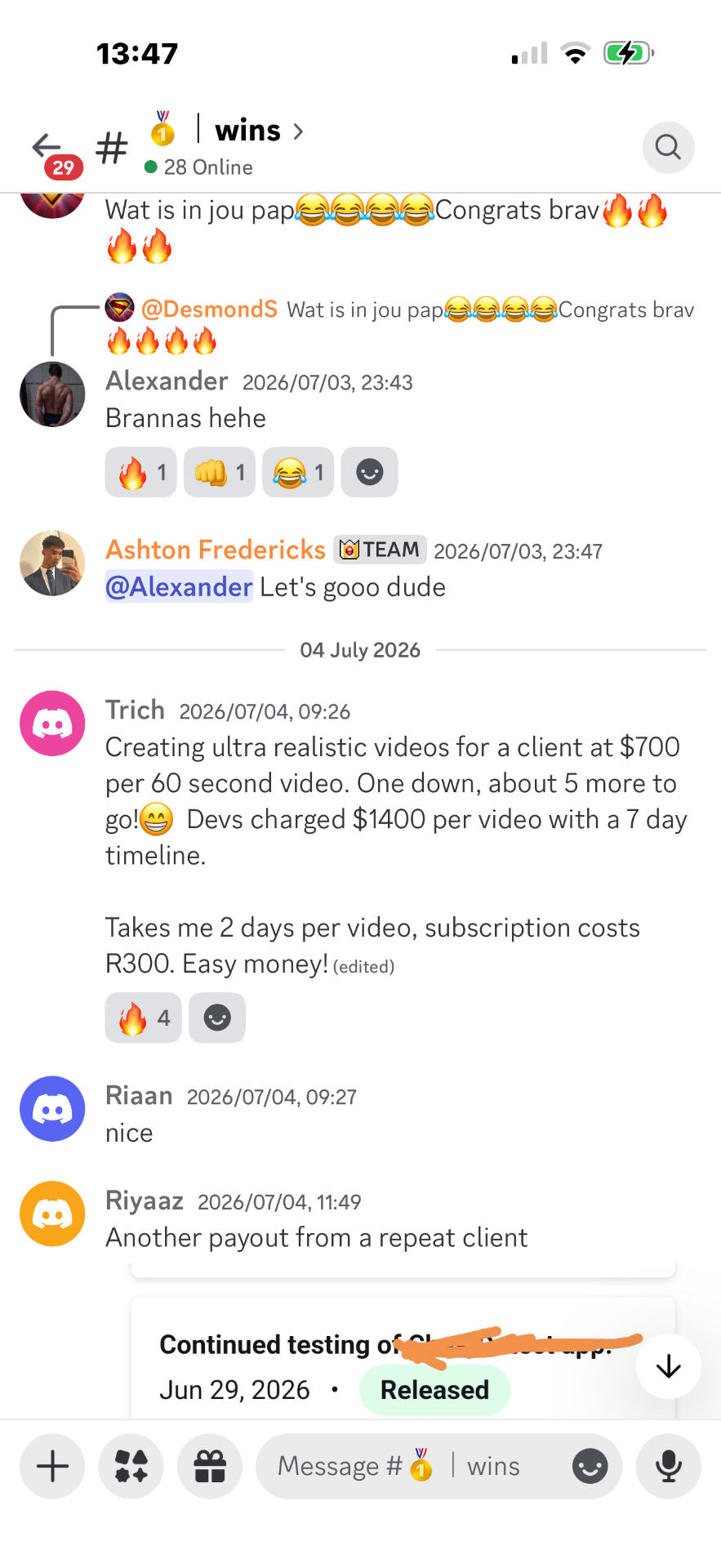 Student payout
