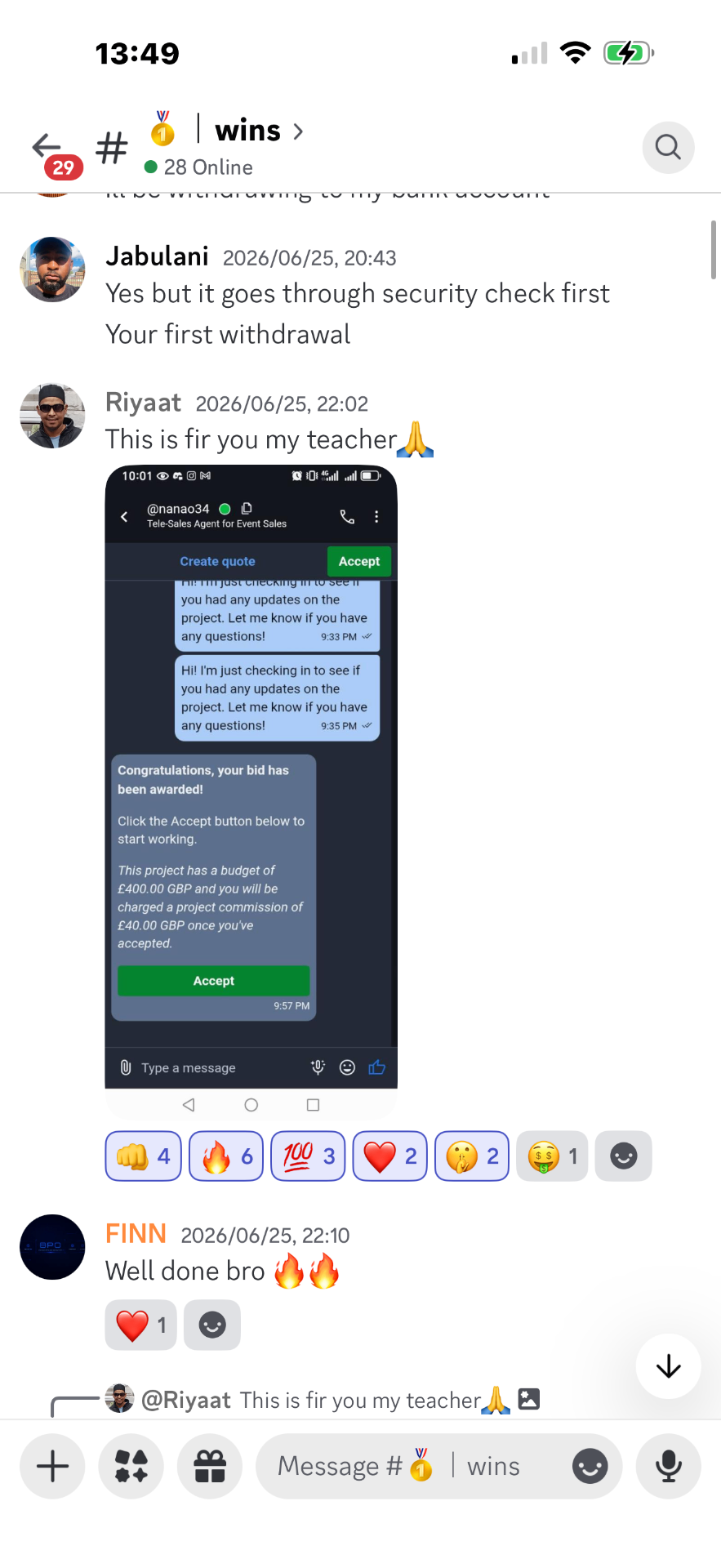 Student payout