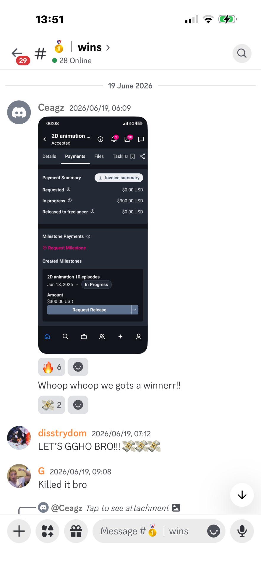 Student payout